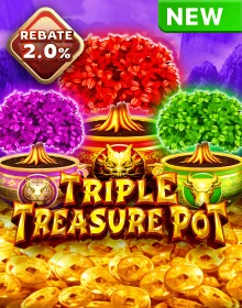 Best Online Casinos' Live Slots -  Triple Treasure Pot