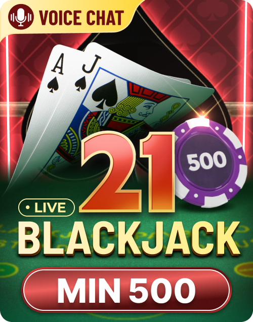 Popular Casino Games - Blackjack MIN 500
