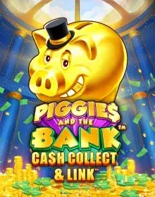 Online Slot Games - Piggies and the Bank: Cash Collect & Link